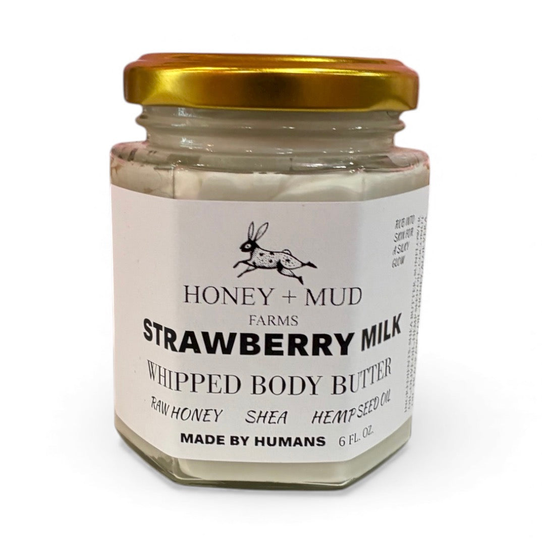 Strawberry Milk Whipped Body Butter — 6 oz