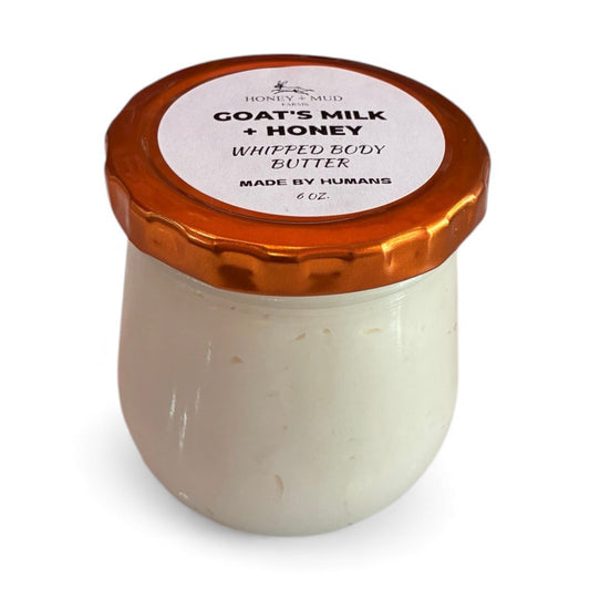 Goat's Milk + Honey Whipped Body Butter — 6 oz