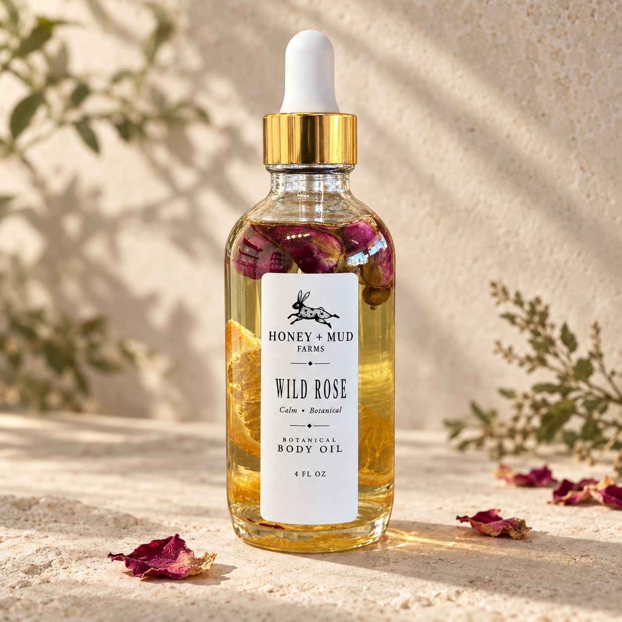 Wild Rose Botanical Body Oil