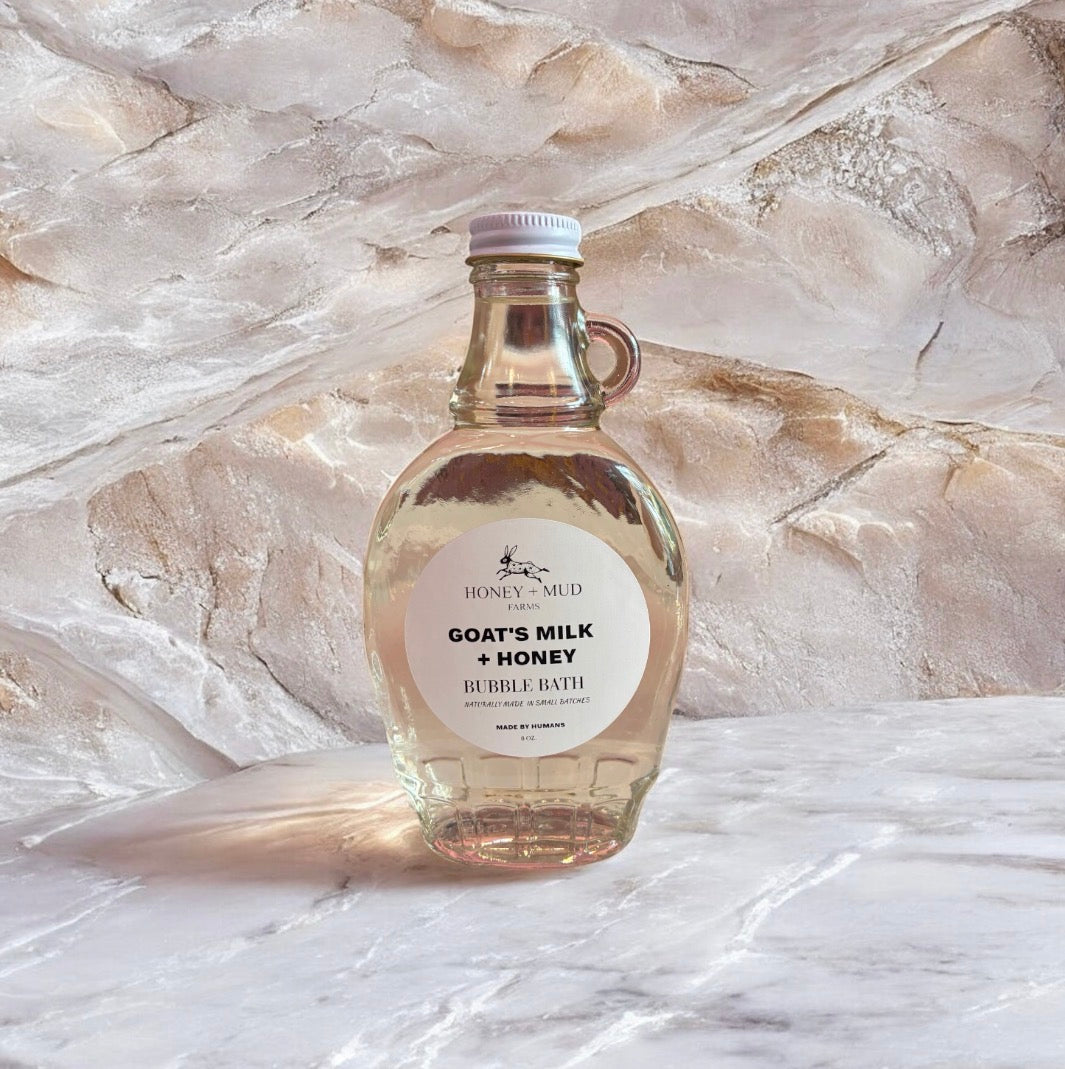 Goats Milk + Honey Bubble Bath — 8 oz