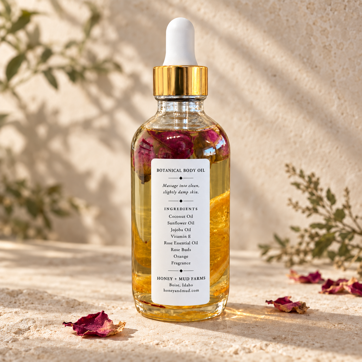 Wild Rose Botanical Body Oil