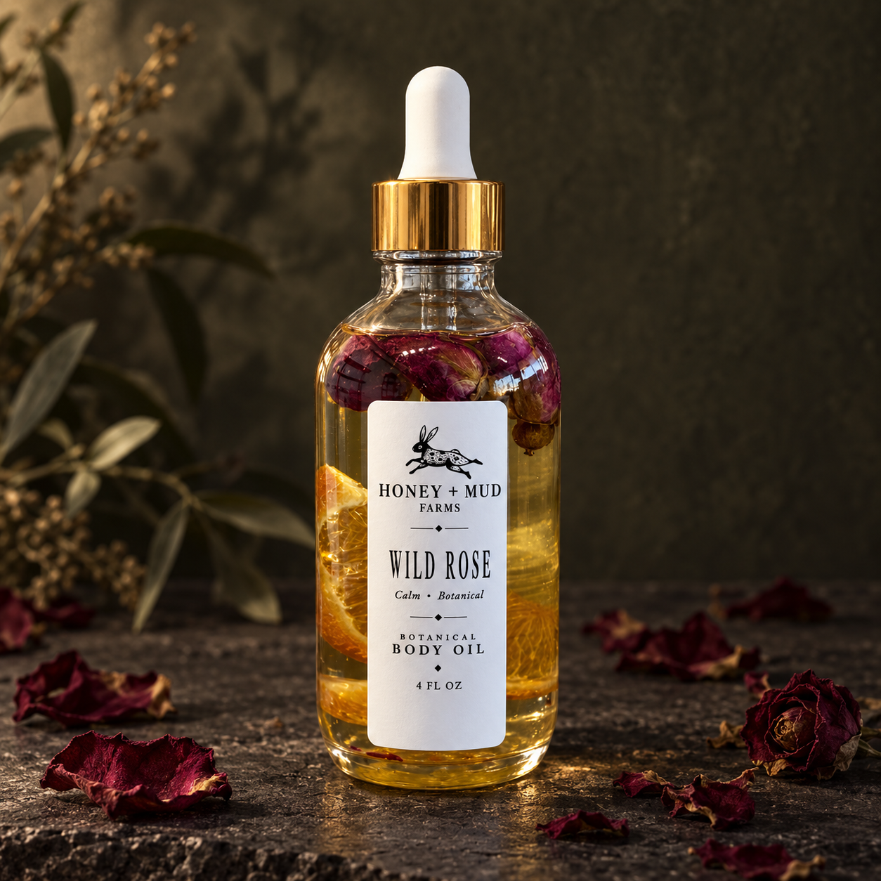 Wild Rose Botanical Body Oil