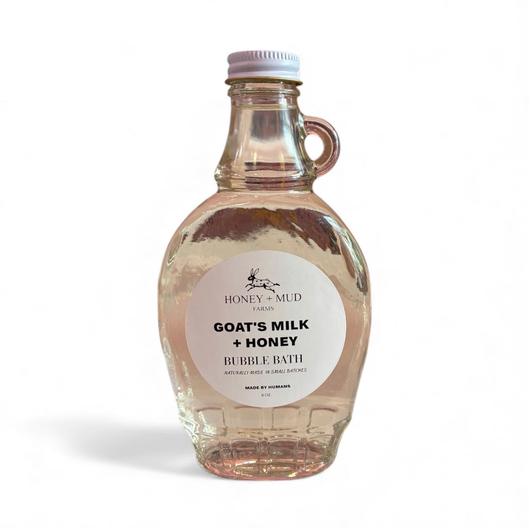 Goats Milk + Honey Bubble Bath — 8 oz